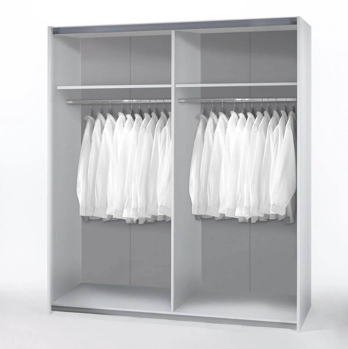 Armario 2 Puertas Correderas Time 196x170cm