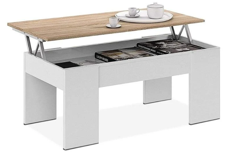 Mesa de Centro Elevable Elise 90x50cm