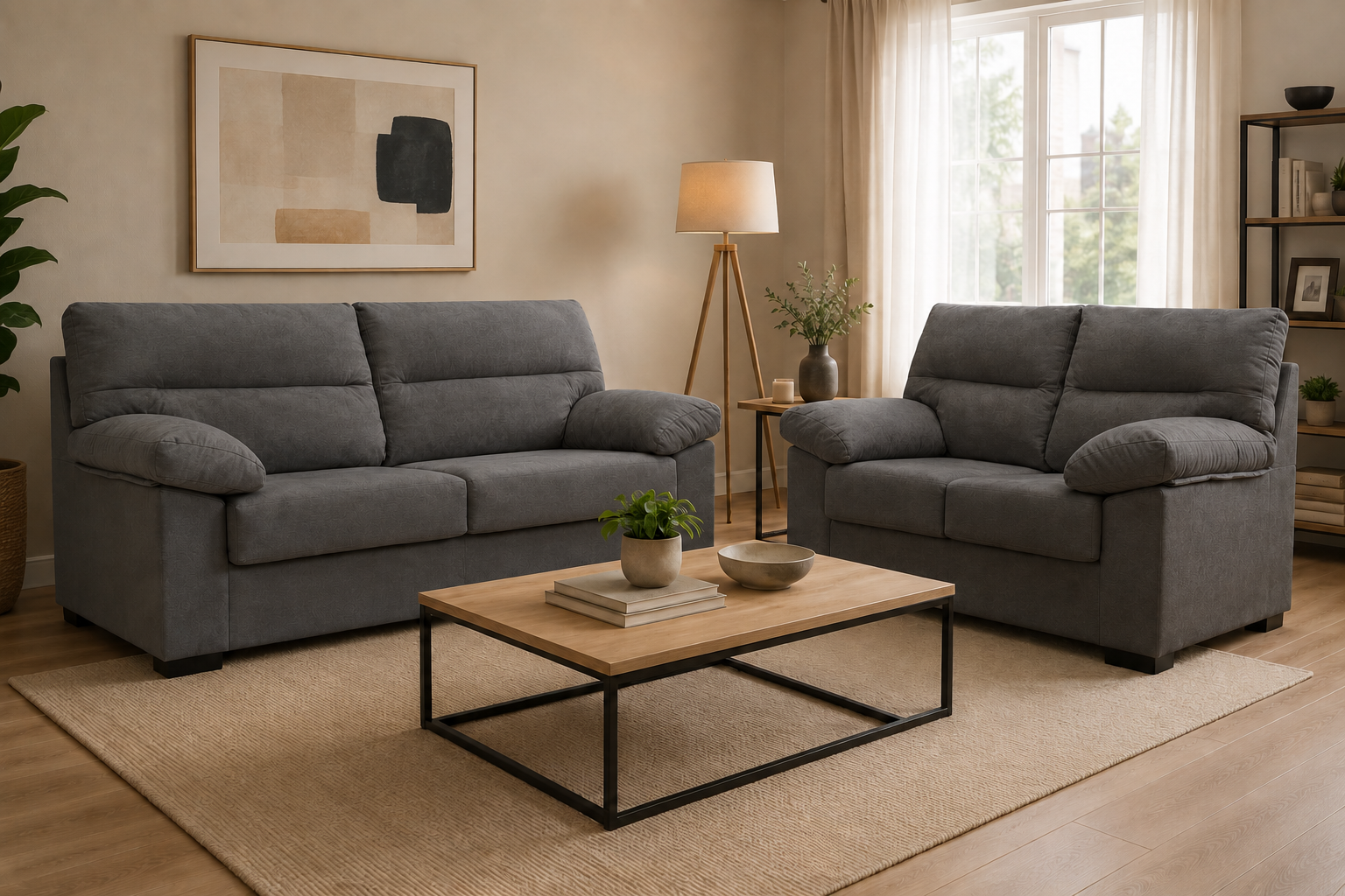 Conjunto de sofá 3+2 Valdini