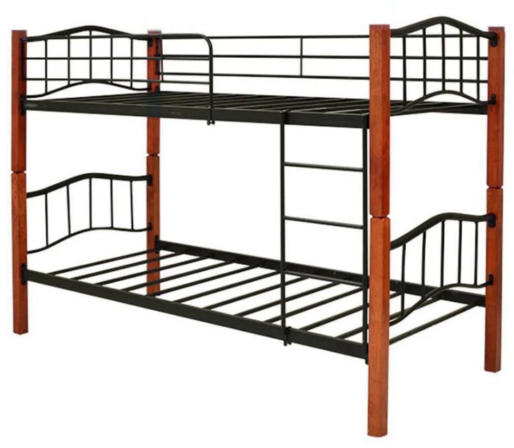 Litera doble cama de 90cm de madera con metal