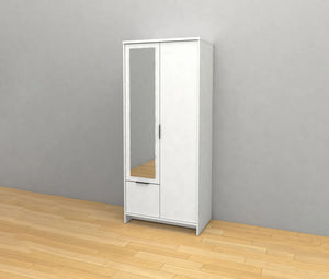 Armario de Dormitorio con Espejo DN 190x80cm