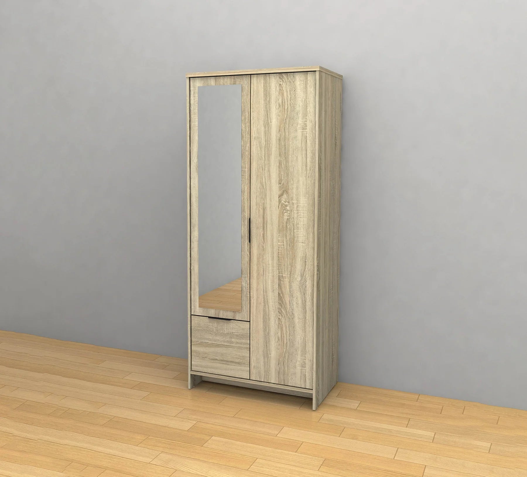 Armario de Dormitorio con Espejo DN 190x80cm