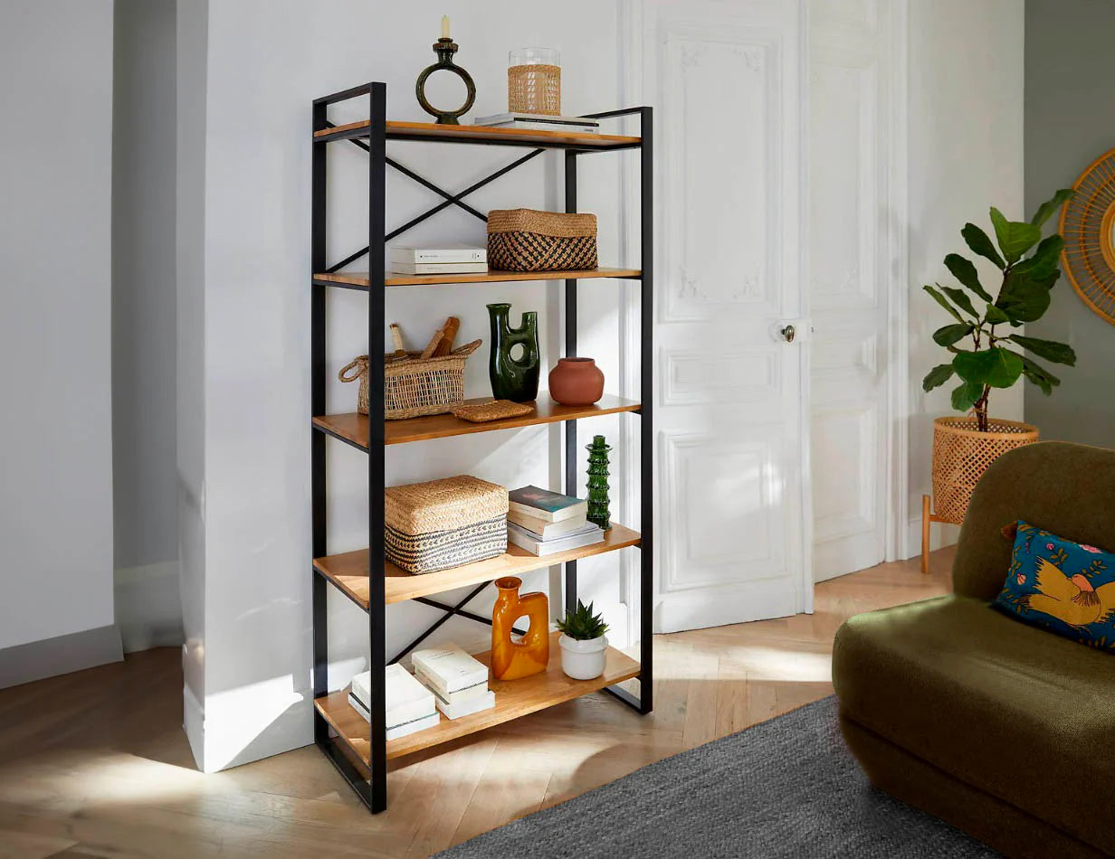 Estantería Metálica Industrial Miño, 5 Baldas